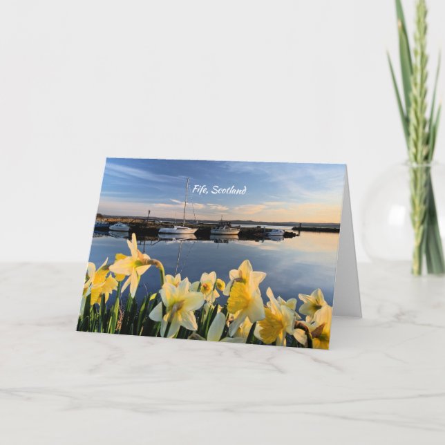 Tarjeta Fotografía panorámica de Fife, Escocia (Anverso)