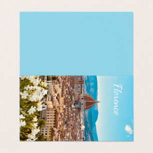 Tarjeta Fotografía personalizada de Florencia en Italia