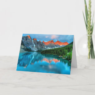 Tarjeta Fotografía pintoresca de Alberta Canada
