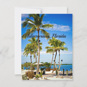 Tarjeta Fotografía tropical de Islamorada, Florida