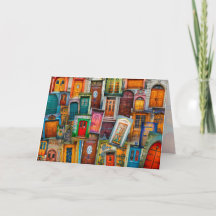 Fotografía única moderna del arte de la puerta del