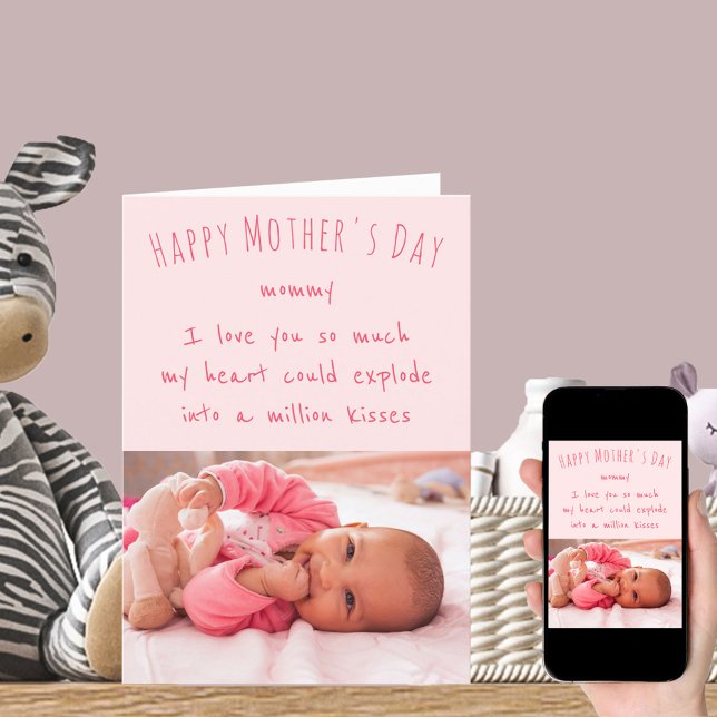 Tarjeta Fotografía y lenguaje amable Día de las Madres Fel (Subido por el creador)