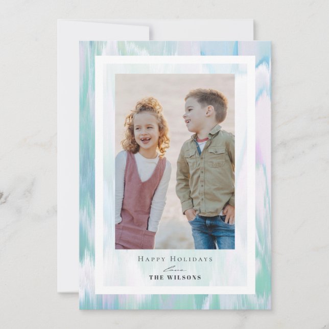 Tarjeta fotográfica Aqua Colours Navidades (Anverso)