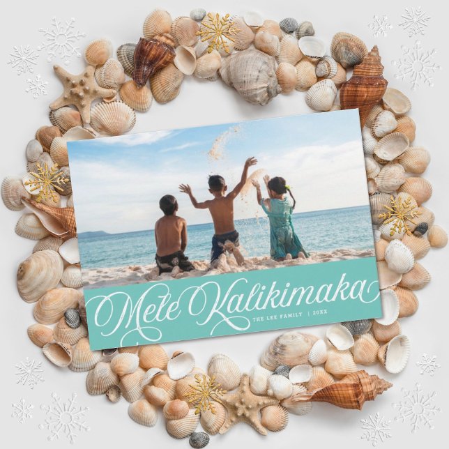 Tarjeta fotográfica Aqua de vacaciones hawaianas M (Subido por el creador)