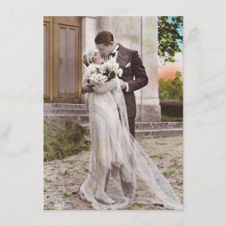 Tarjeta fotográfica Art Deco de Groom de los años 