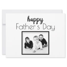 Tarjeta fotográfica Artsy Happy Father's Day
