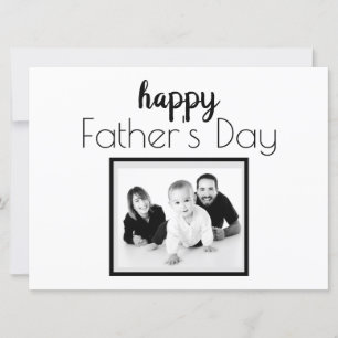 Tarjeta fotográfica Artsy Happy Father's Day