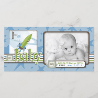 Tarjeta fotográfica Baby Boy