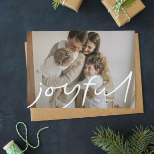 Tarjeta fotográfica Big Joy Holiday