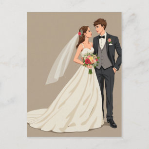 tarjeta fotográfica boda