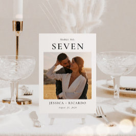 Tarjeta fotográfica Boda moderna