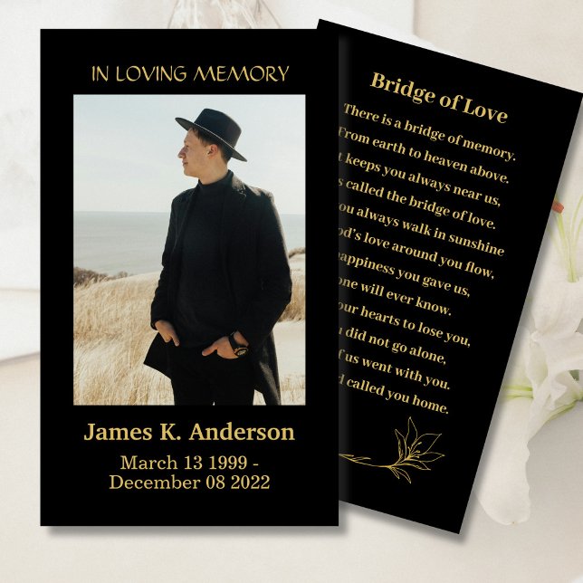 Tarjeta fotográfica Bridge of Love Black Memorial (Subido por el creador)