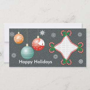 Tarjeta fotográfica Candy Cane