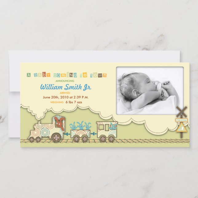 Tarjeta fotográfica Choo Choo (Anverso)