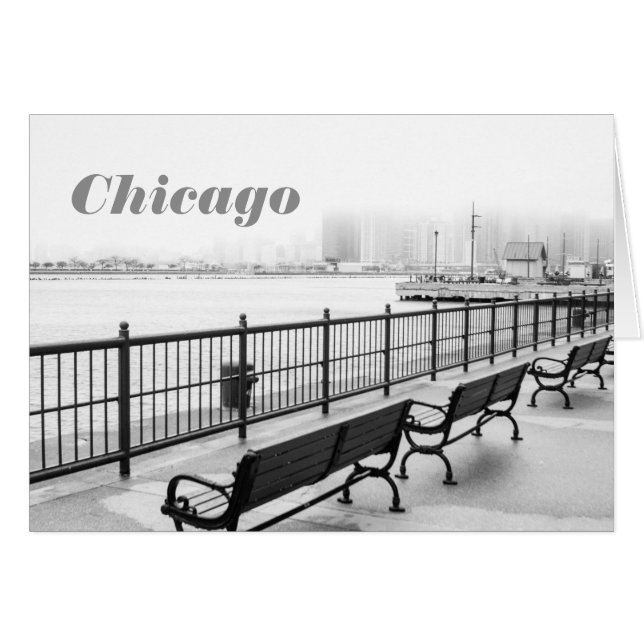 Tarjeta fotográfica City of Chicago (Anverso (Horizontal))