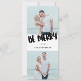 Tarjeta fotográfica con guión de besugo de moras