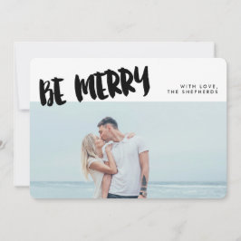 Tarjeta fotográfica con guión de besugo de moras