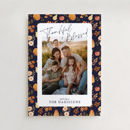 Tarjeta fotográfica con motivos de otoño de la Mar