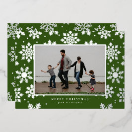 Tarjeta fotográfica con relieve de papel de alumin