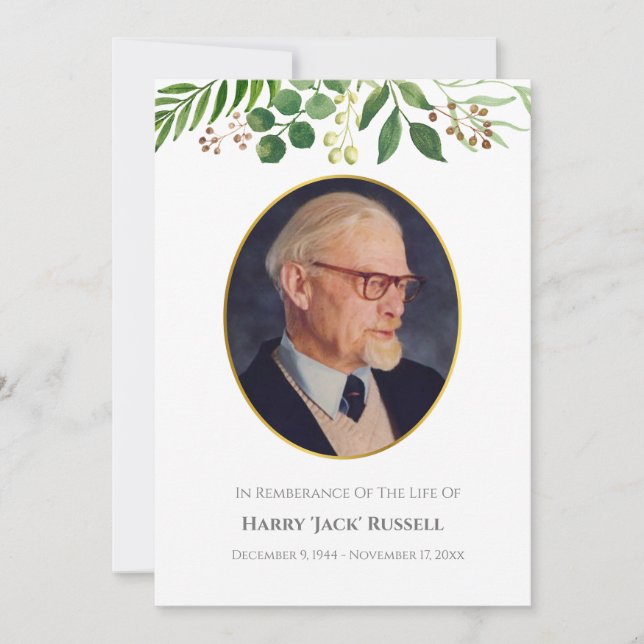 Tarjeta fotográfica conmemorativa de la vegetación (Anverso)