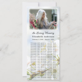 Tarjeta fotográfica conmemorativa | Primavera en u