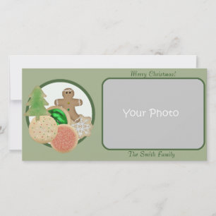 Tarjeta fotográfica Cookies navidades