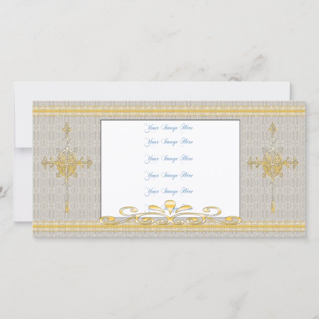 Tarjeta fotográfica cristiana (Anverso)