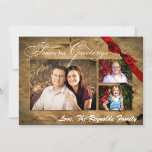 Tarjeta fotográfica de 5 x 7 Navidades XMAS de pap