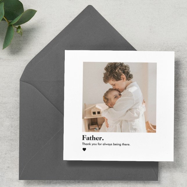 Tarjeta fotográfica de abuelo personalizado | Día  (Subido por el creador)