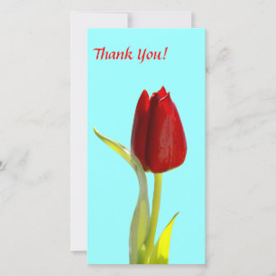 Tarjeta fotográfica de agradecimiento