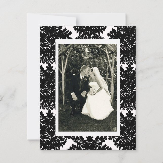 Tarjeta fotográfica de agradecimiento a Damask de  (Anverso)
