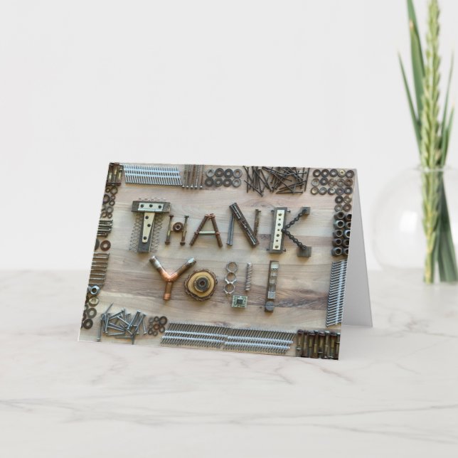 Tarjeta fotográfica de agradecimiento a la constru (Anverso)