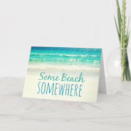 Tarjeta fotográfica de alguna playa