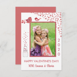 Tarjeta fotográfica de amor para El día de San Val