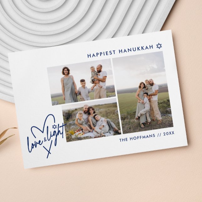 Tarjeta fotográfica de amor y corazón ligero Hanuk (Subido por el creador)