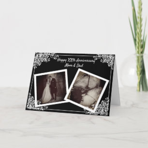 Tarjeta fotográfica de aniversario feliz