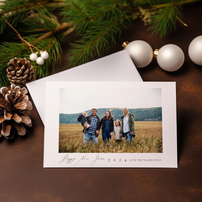 Tarjeta fotográfica de Año Nuevo de Personalizado  (Subido por el creador)