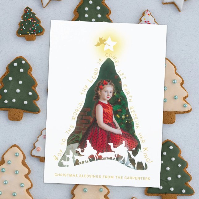 Tarjeta fotográfica de árbol de natividad (Subido por el creador)