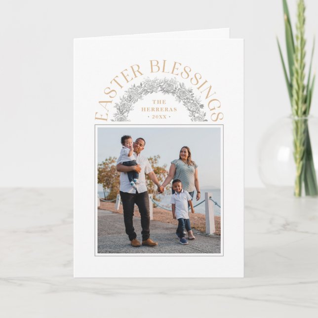 Tarjeta fotográfica de Arco de Guata de Pascua - T (Anverso)