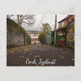 Tarjeta fotográfica de arte callejero Cork Ireland