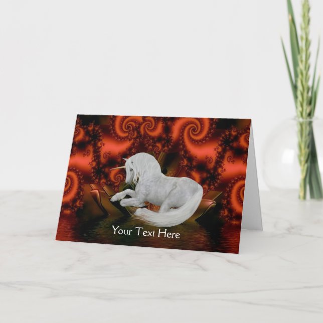 Tarjeta fotográfica de arte Fantasy Fantasy Red Fr (Anverso)