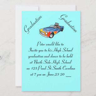 Tarjeta fotográfica de baile de graduación de secu