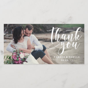 Tarjeta fotográfica de Boda de Nota de amor