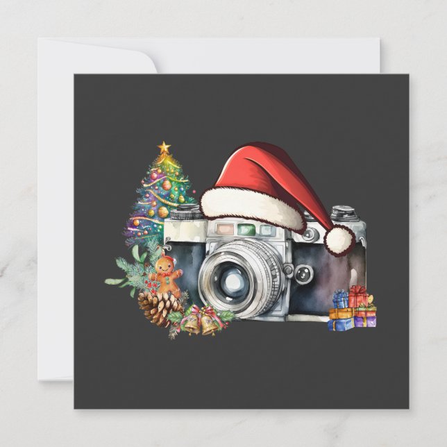 Tarjeta fotográfica de cámara de vacaciones (Anverso)