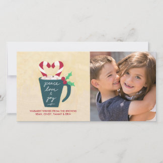 Tarjeta fotográfica de Copa de Paz, Amor y Alegría