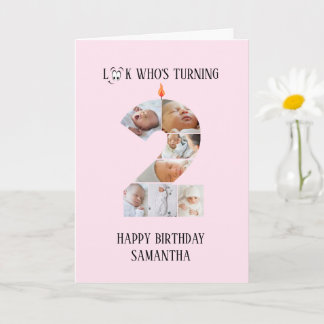 Tarjeta fotográfica de cumpleaños 2