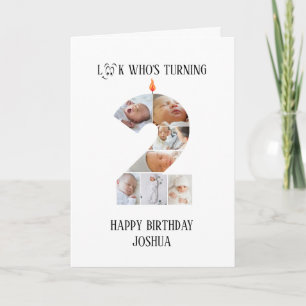 Tarjeta fotográfica de cumpleaños 2