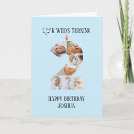 Tarjeta fotográfica de cumpleaños 2