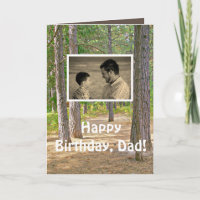 Tarjeta fotográfica de cumpleaños, rústica y de se