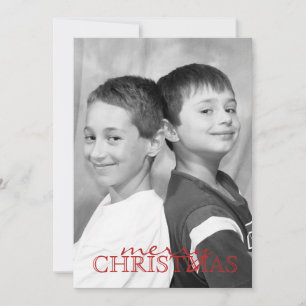 Tarjeta fotográfica de doble cara del árbol birch